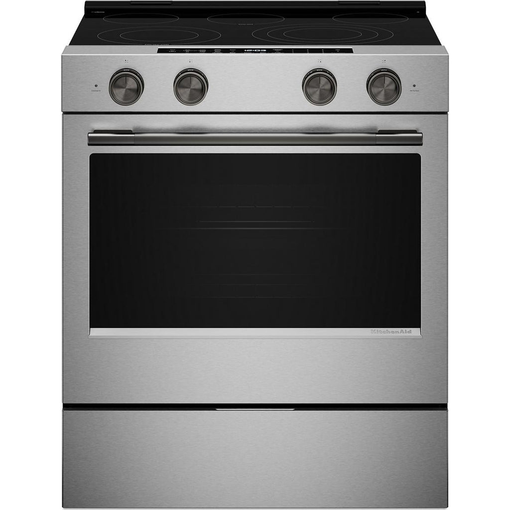  KitchenAid 30-inch Slide-in Electric Range with  Convection Cooking Modes YKSES530SPS IMAGE 6