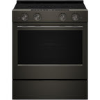  KitchenAid 30-inch Slide-in Electric Range with  Convection Cooking Modes YKSES530SBE IMAGE 1
