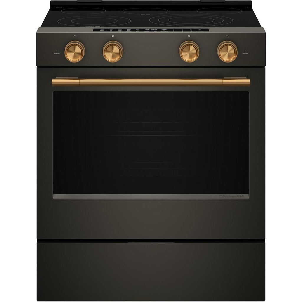  KitchenAid 30-inch Slide-in Electric Range with  Convection Cooking Modes YKSES530SBE IMAGE 4