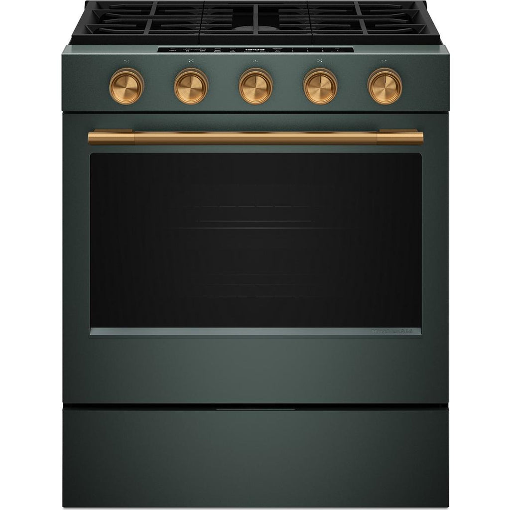  KitchenAid 30-inch Smart Slide-in Gas Range with Convection Cooking Modes and 2-in-1 Burner KSGS530SJP IMAGE 8