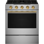  KitchenAid 30-inch Smart Slide-in Gas Range with Convection Cooking Modes and 2-in-1 Burner KSGS530SPS IMAGE 6
