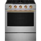  KitchenAid 30-inch Smart Slide-in Gas Range with Convection Cooking Modes and 2-in-1 Burner KSGS530SPS IMAGE 7