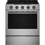  KitchenAid 30-inch Smart Slide-in Gas Range with Convection Cooking Modes and 2-in-1 Burner KSGS530SPS IMAGE 8