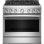  KitchenAid 36-inch Slide-in Gas Range KFGS936SSS IMAGE 1