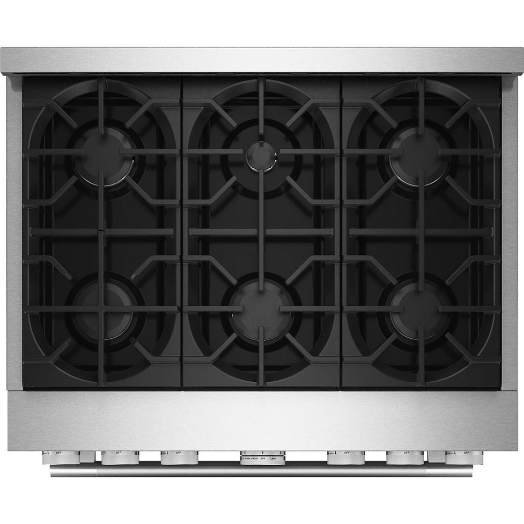  KitchenAid 36-inch Slide-in Gas Range with 6 Burners KFGS936SSS IMAGE 4