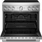 KitchenAid 36-inch Freestanding Induction Range with 6 Elements KFIS936SSS IMAGE 3