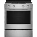  KitchenAid 30-inch Slide-in Electric Range with Wi-Fi YKSES330SPS IMAGE 1