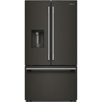  KitchenAid 36-inch French 3-Door Refrigerator with Water and Ice Dispensing System KRFF436SBE IMAGE 1