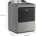  Maytag 7.4 cu. ft. Smart Top Load Dryer with Pet Pro Option MED7405RR IMAGE 8