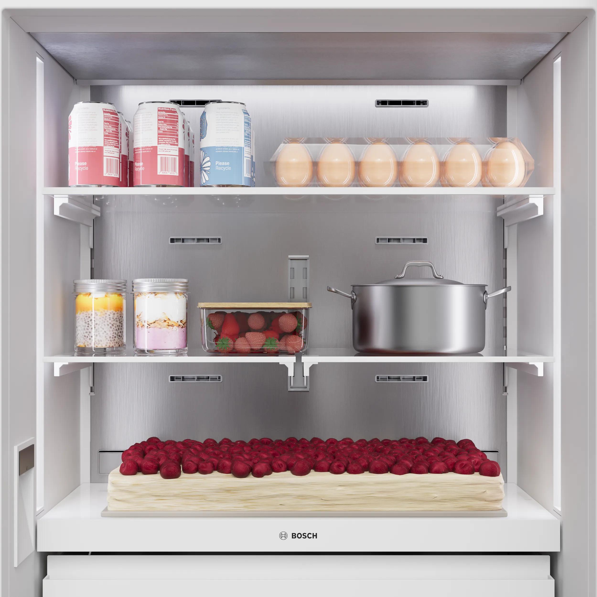  Bosch 30-inch, 16.5 cu.ft. Built-in Bottom Freezer with Wi-Fi Connect B30IB100SP IMAGE 5