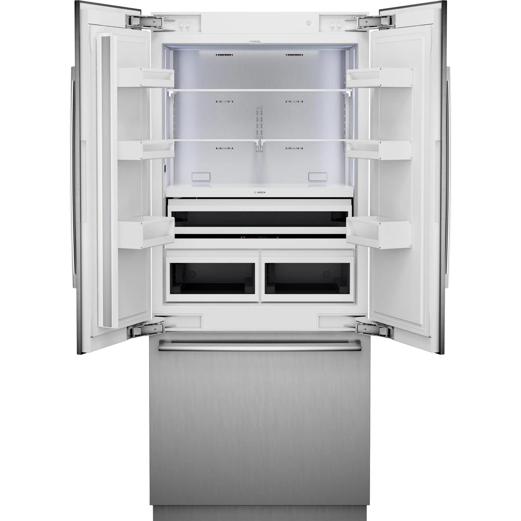  Bosch 36-inch, 20.1 cu.ft. Built-in Bottom Freezer with Wi-Fi Connect B36BT130NS IMAGE 2
