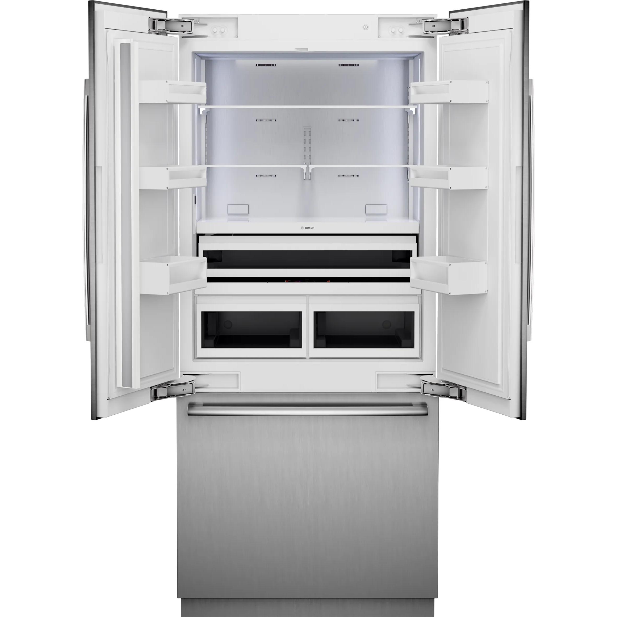  Bosch 36-inch, 20.1 cu.ft. Built-in Bottom Freezer with Wi-Fi Connect B36BT130NS IMAGE 2