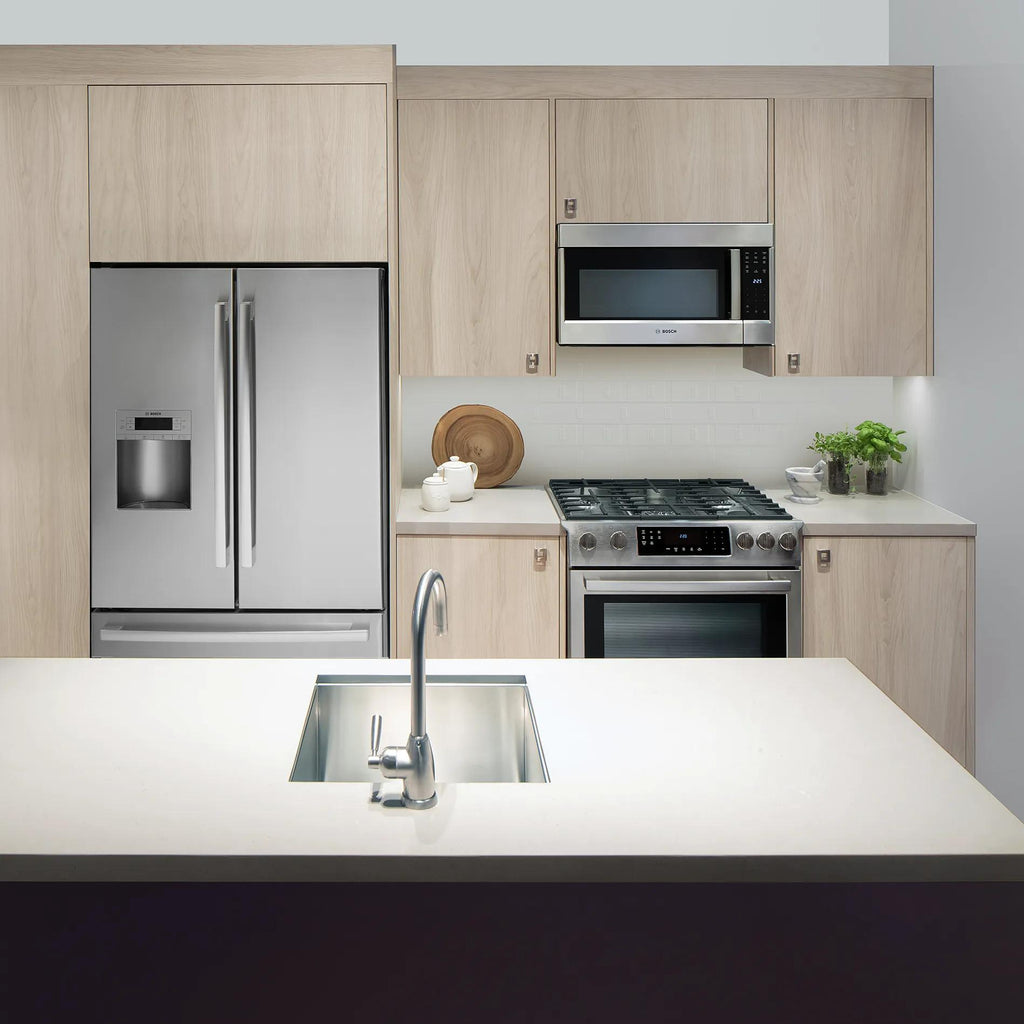  Bosch 30-inch 300 Series Over-The-Range Microwave with Left Side Opening Door HMV3054C IMAGE 9