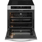  Frigidaire 30-inch Front Control Induction Range with Air Fry FCFI3082BS IMAGE 3