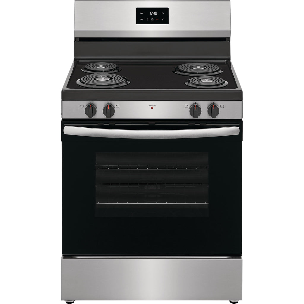  Frigidaire 30-inch Freestanding Electric Range with Even Baking Technology FCRC3012BS IMAGE 1