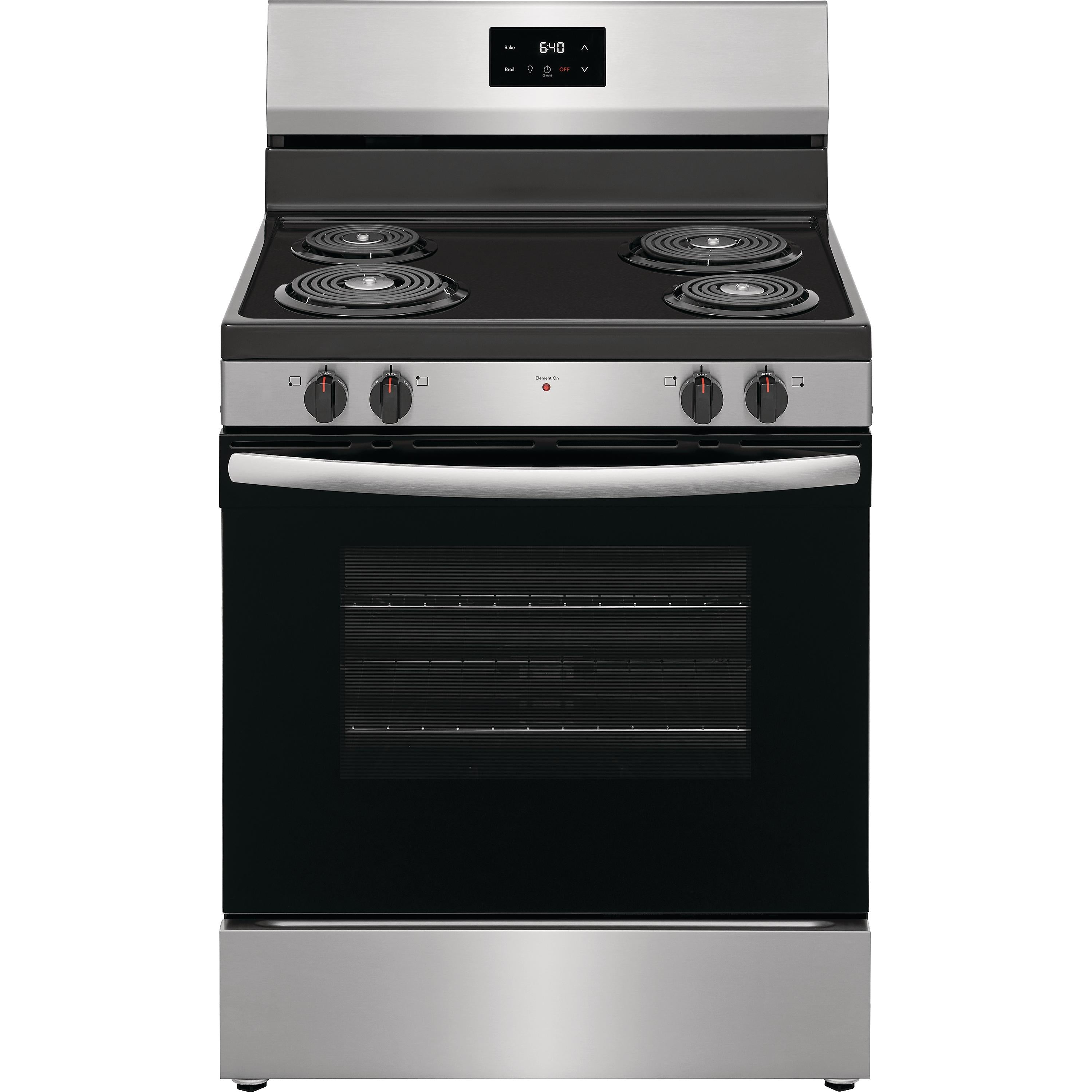  Frigidaire 30-inch Freestanding Electric Range with Even Baking Technology FCRC3012BS IMAGE 1