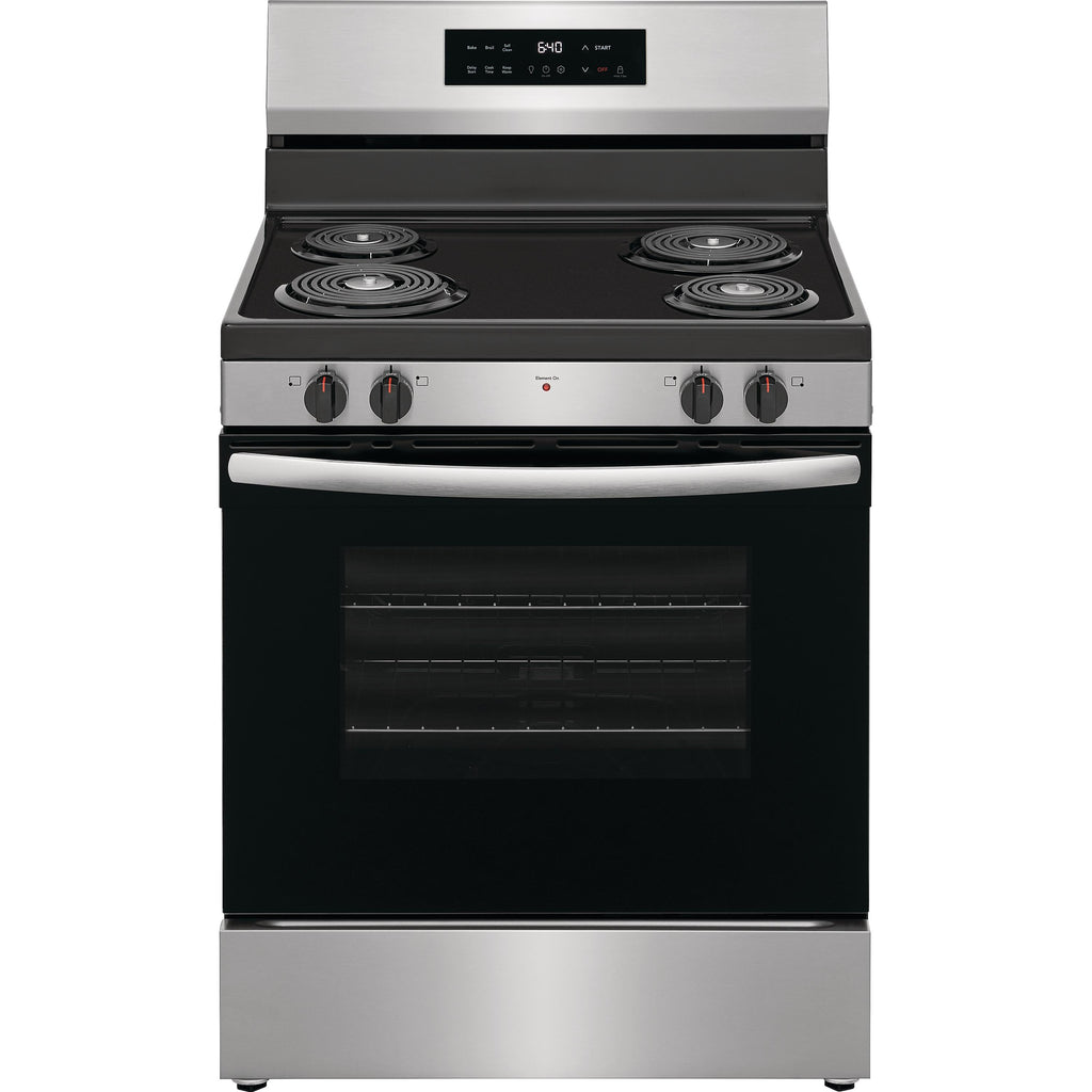  Frigidaire 30-inch Freestanding Electric Range with Even Baking Technology FCRC3022BS IMAGE 1