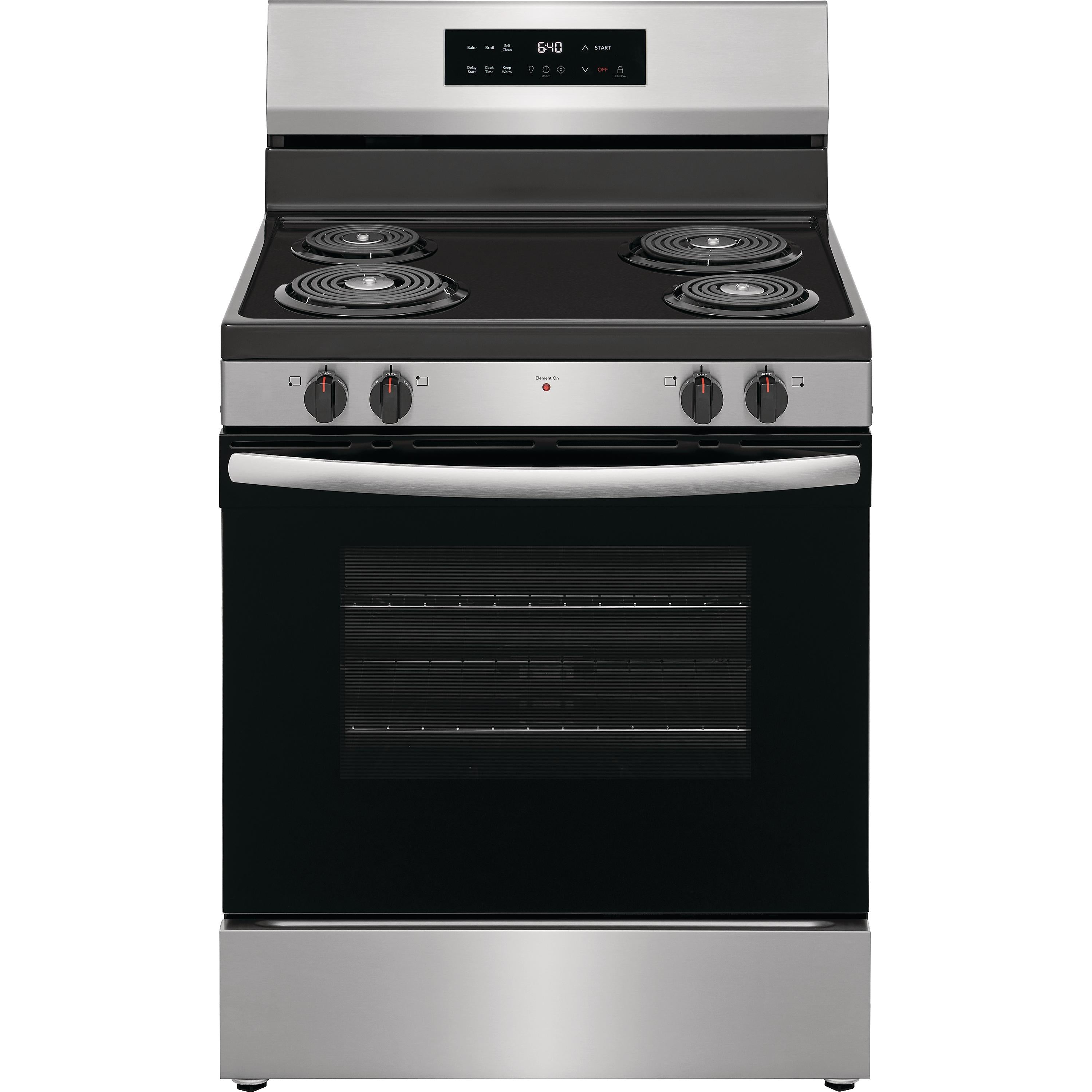  Frigidaire 30-inch Freestanding Electric Range with Even Baking Technology FCRC3022BS IMAGE 1