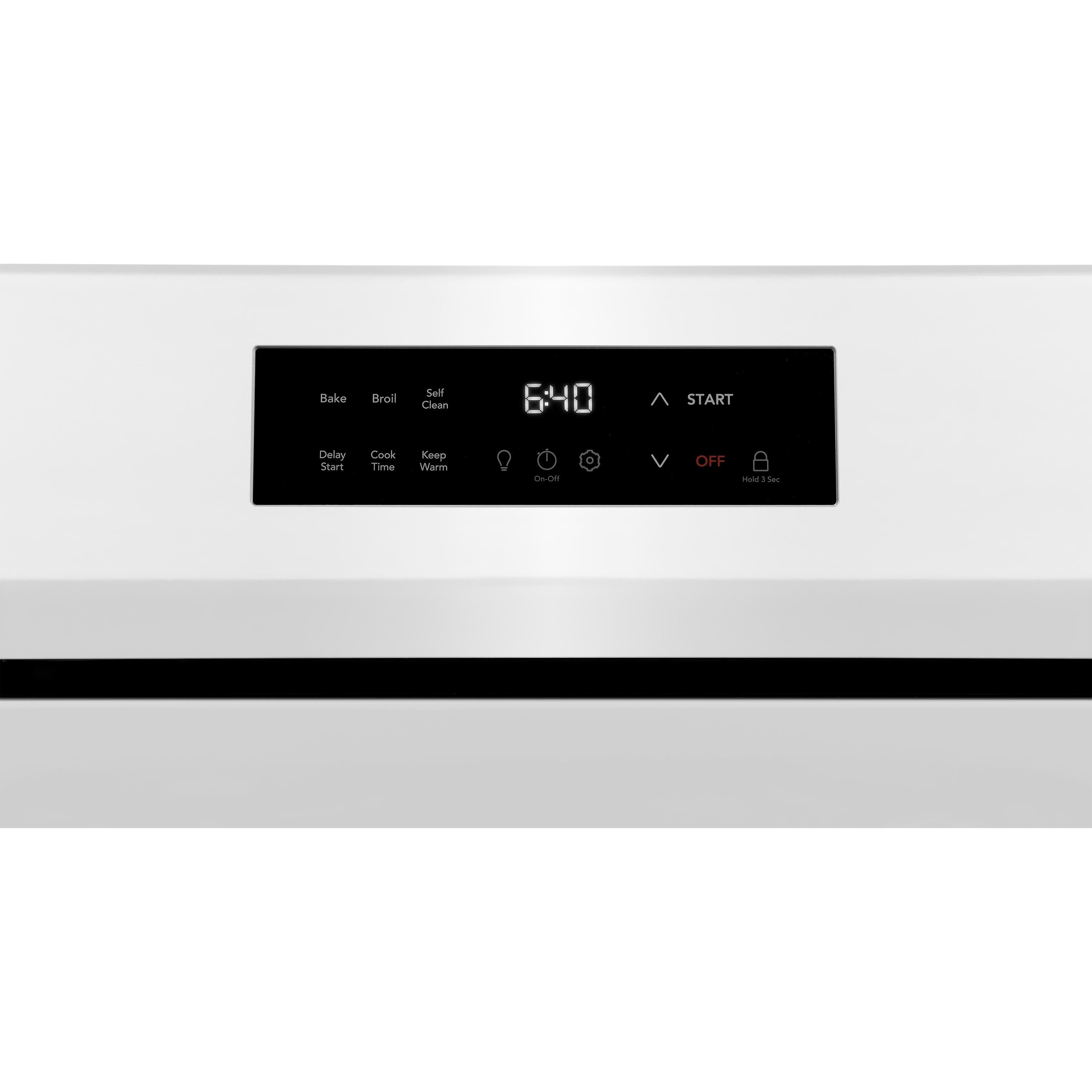  Frigidaire 30-inch Freestanding Electric Range with Even Baking Technology FCRC3022BW IMAGE 6