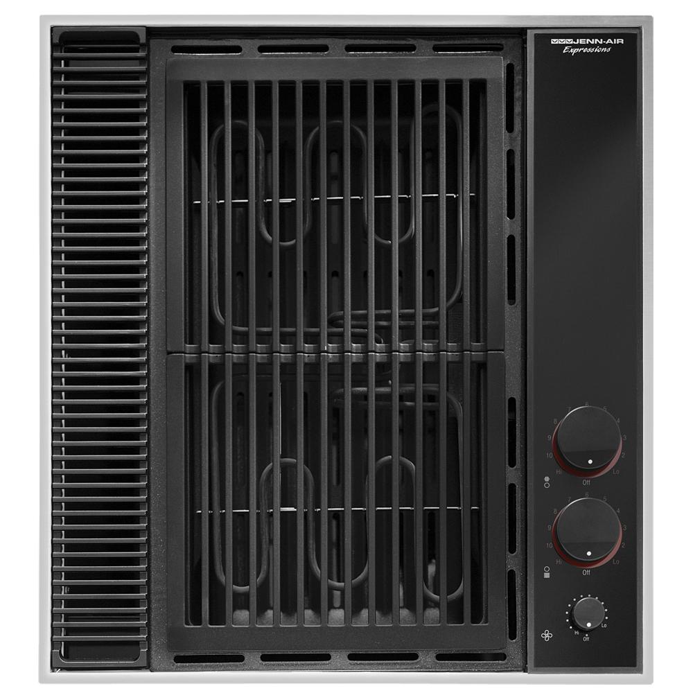  JennAir 19-inch Built-in Modular Electric Cooktop CVEX4100B IMAGE 1