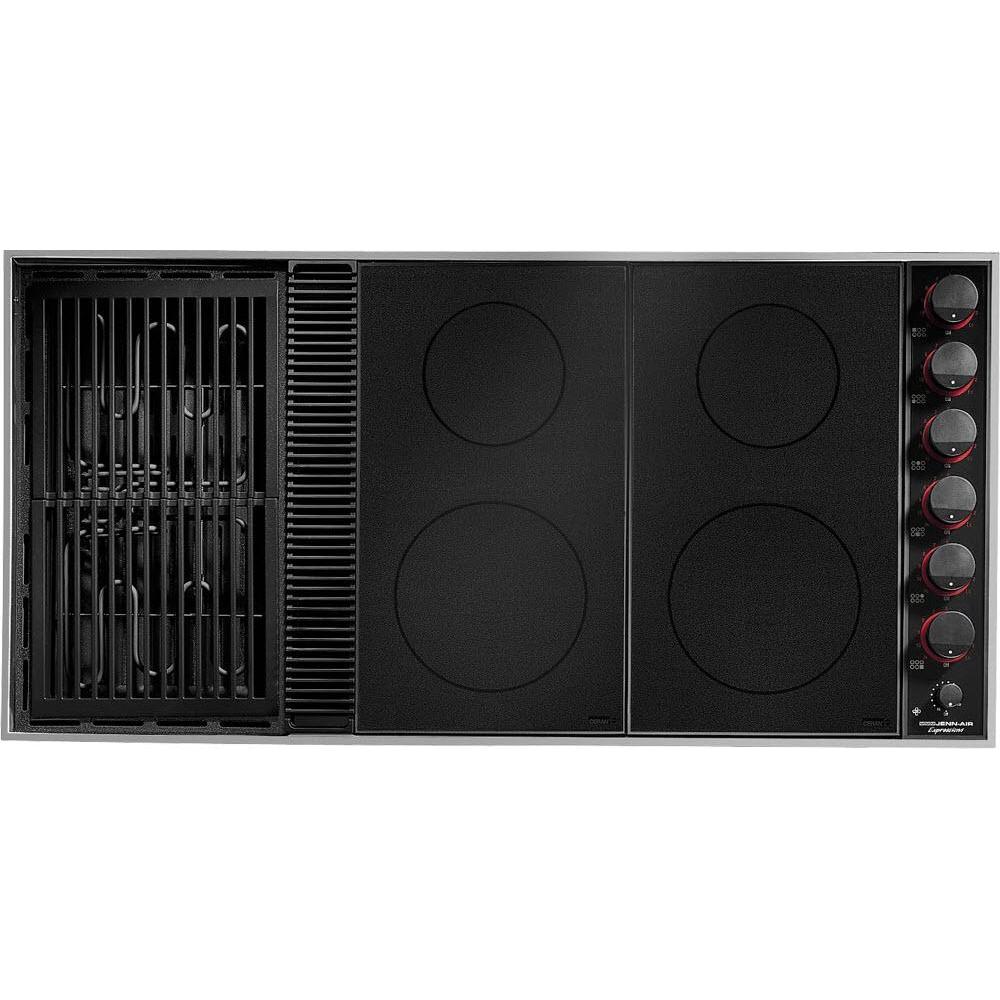  JennAir 43-inch Built-in Modular Electric Cooktop CVEX4370B IMAGE 1
