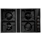  JennAir 34-inch Built-In Gas Cooktop CVGX2423B IMAGE 1