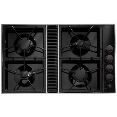  JennAir 34-inch Built-In Gas Cooktop CVGX2423B IMAGE 1