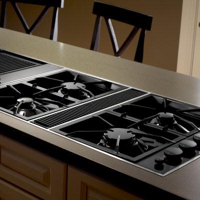  JennAir 34-inch Built-In Gas Cooktop CVGX2423B IMAGE 2