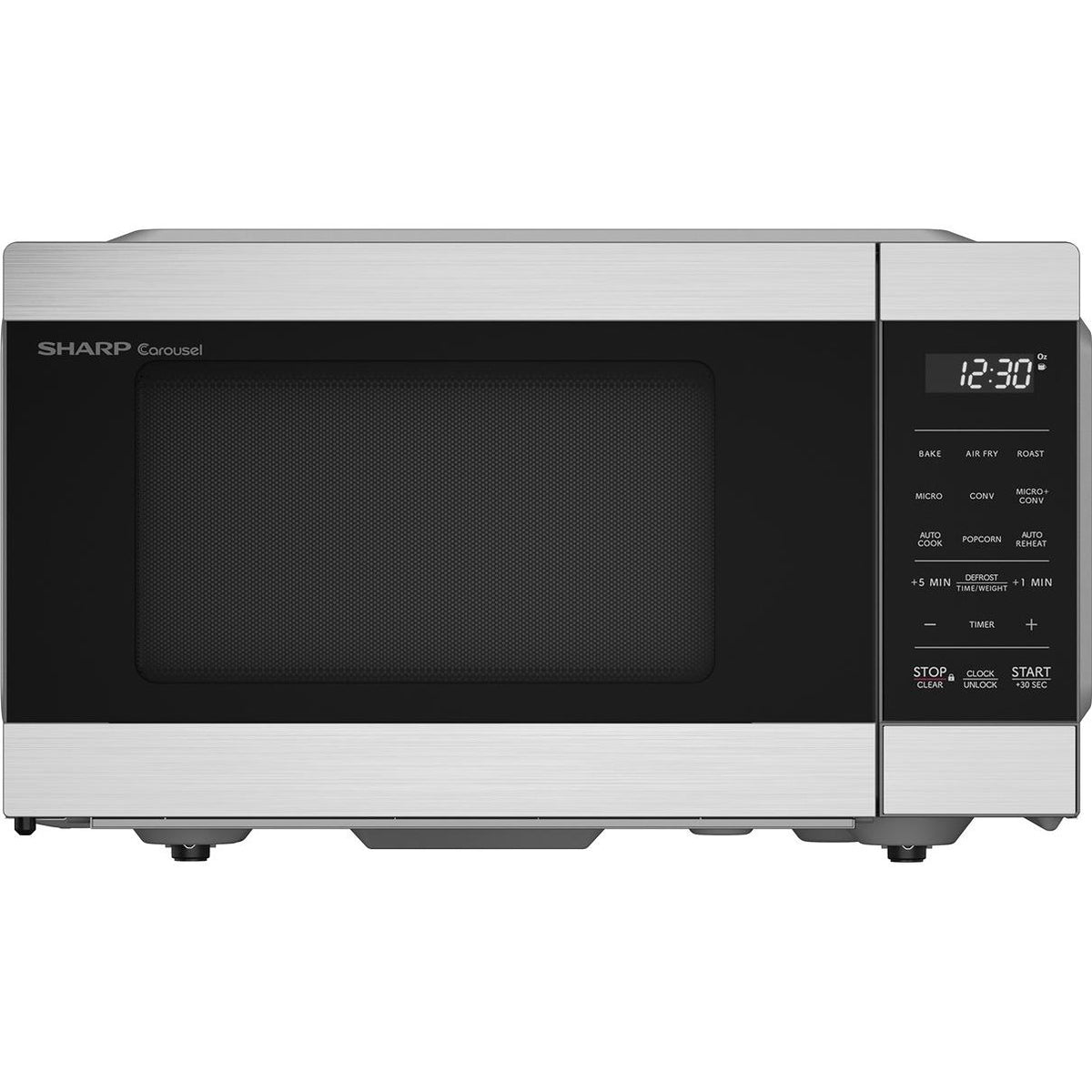  Sharp 19.6-inch, 0.9 cu. ft. Countertop Microwave Oven with Air Fry and Convection SMC0985KSC IMAGE 1