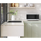  Sharp 21.22-inch, 1.1 cu. ft. Countertop Microwave Oven with Inverter Technology SMC1174KSC IMAGE 7