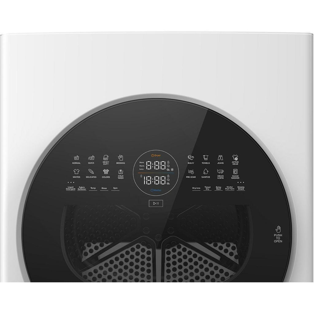  Whirlpool 24-in Compact ENERGY STAR® Certified Ventless Heat Pump Laundry Tower with Washer and Electric Dryer YWFH5424SW IMAGE 6