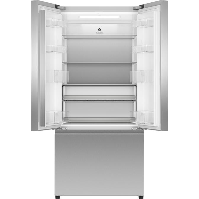  Fisher & Paykel 32-inch, 18 cu. ft. Counter-Depth French 3- Door Refrigerator with ActiveSmart™ Foodcare Technology RF178ANX1 IMAGE 2