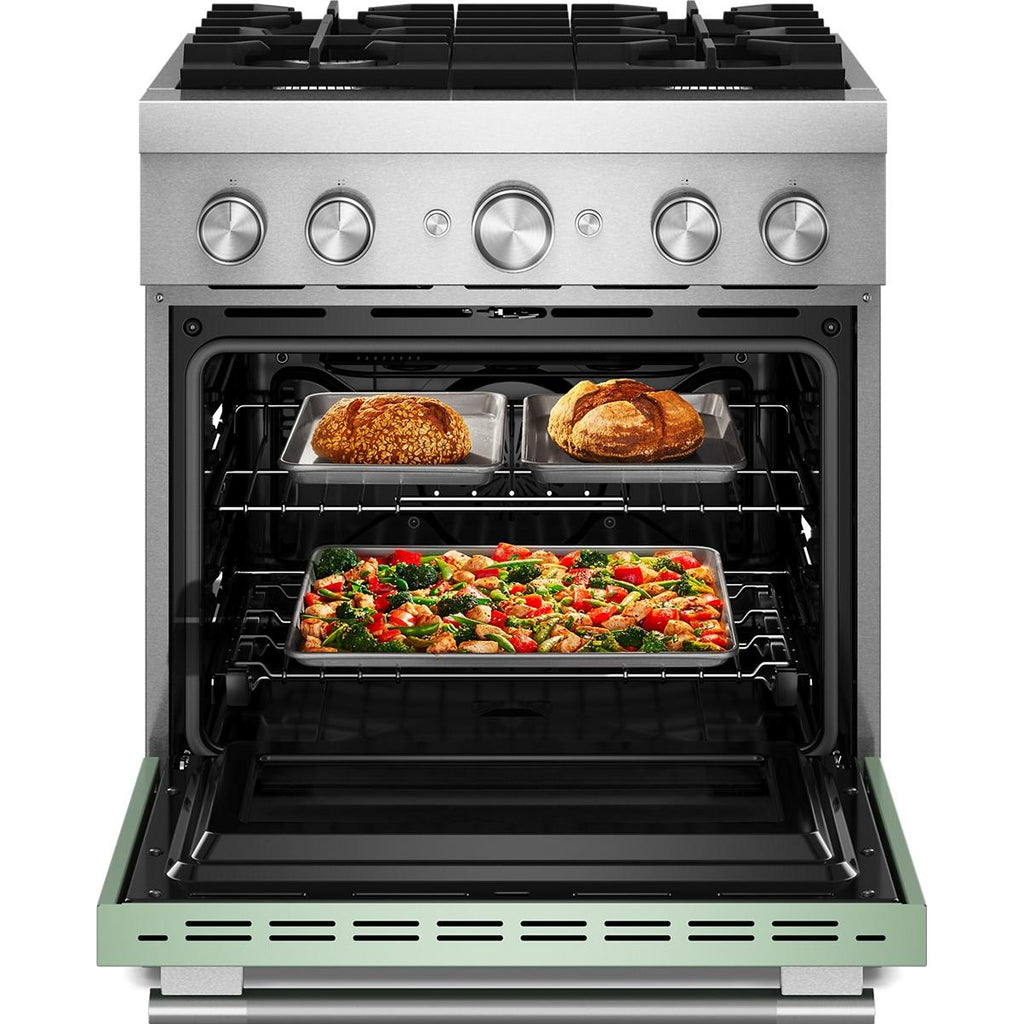  KitchenAid 30-inch Freestanding Commercial-Style Dual-Fuel Range KFDS930SDC IMAGE 2