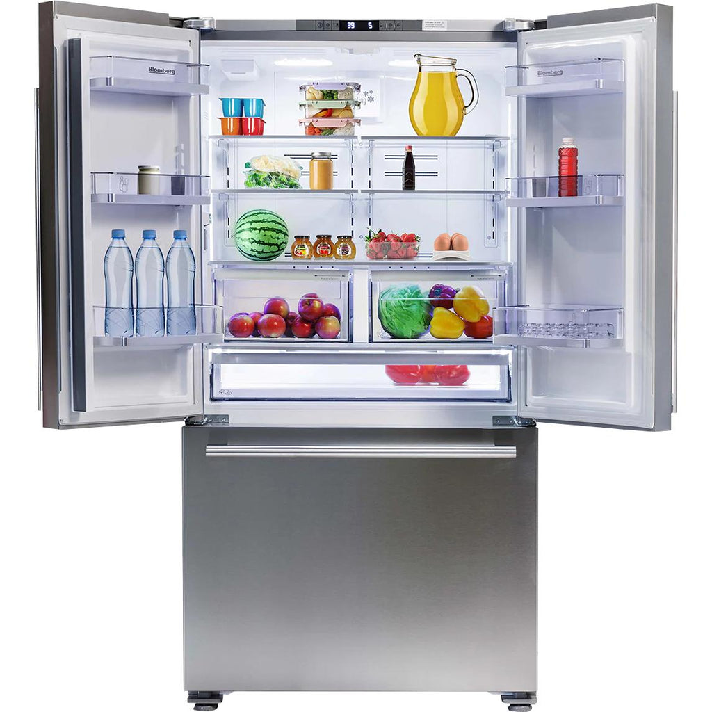  Blomberg 36-inch, 19.8 cu. ft. Counter-Depth French 3-Door Refrigerator with Interior Water Dispenser BRFD2230XSS2 IMAGE 2