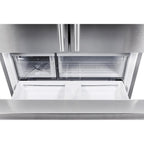  Blomberg 36-inch, 19.8 cu. ft. Counter-Depth French 3-Door Refrigerator with Interior Water Dispenser BRFD2230XSS2 IMAGE 7