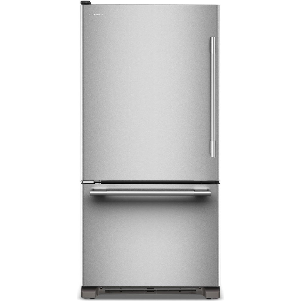  KitchenAid 33-inch, 22 cu. ft. Freestanding Bottom Freezer Refrigerator KRBL133SPS IMAGE 1