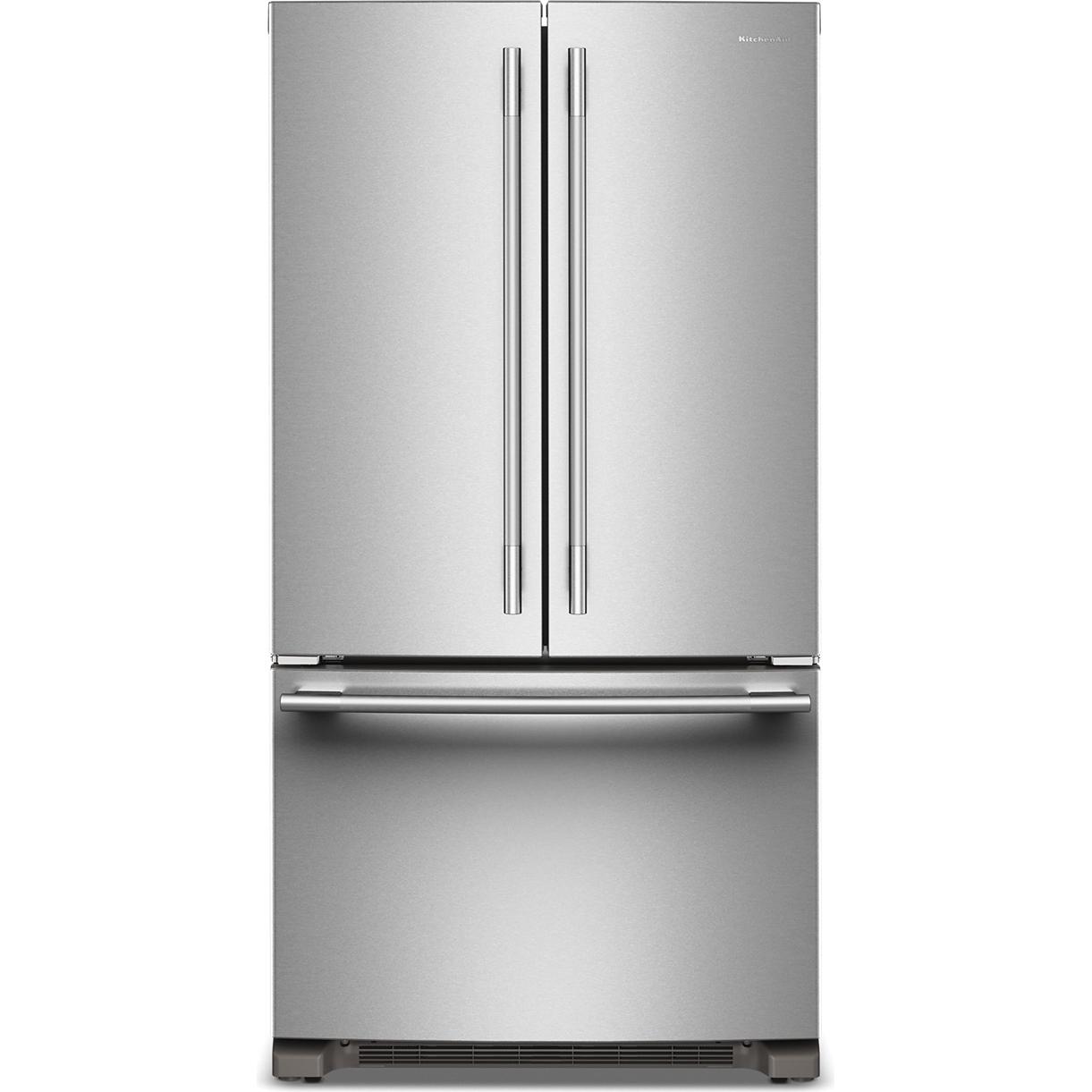  KitchenAid 36-inch, 20 cu. ft. French 3-Door Refrigerator KRFC136SPS IMAGE 1