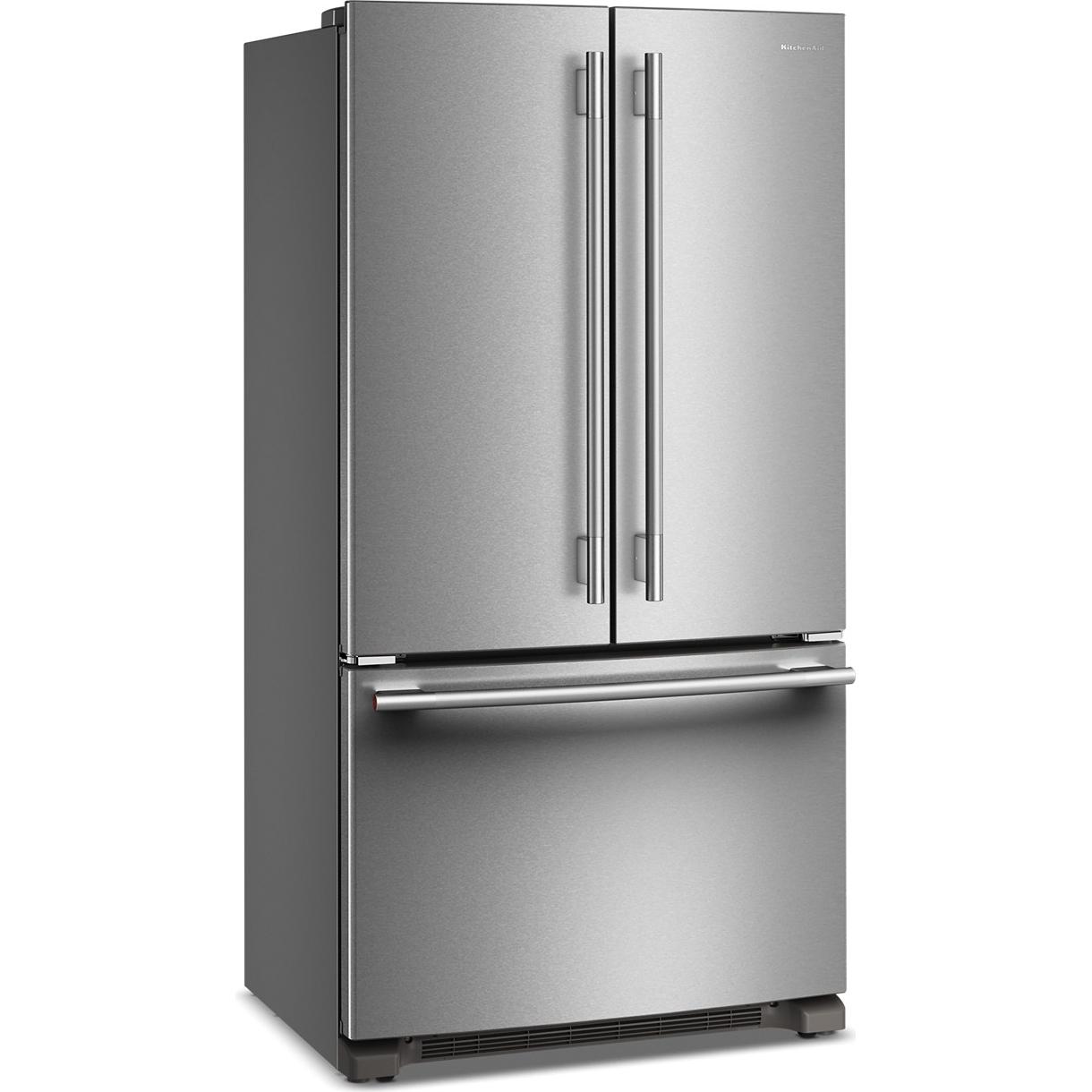  KitchenAid 36-inch, 20 cu. ft. Counter-Depth French 3-Door Refrigerator with Water Dispenser KRFC136SPS IMAGE 5