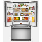  KitchenAid 36-inch, 21.9 cu. ft. Counter-Depth French 3-Door Refrigerator with Ice Maker KRFC136TPS IMAGE 2
