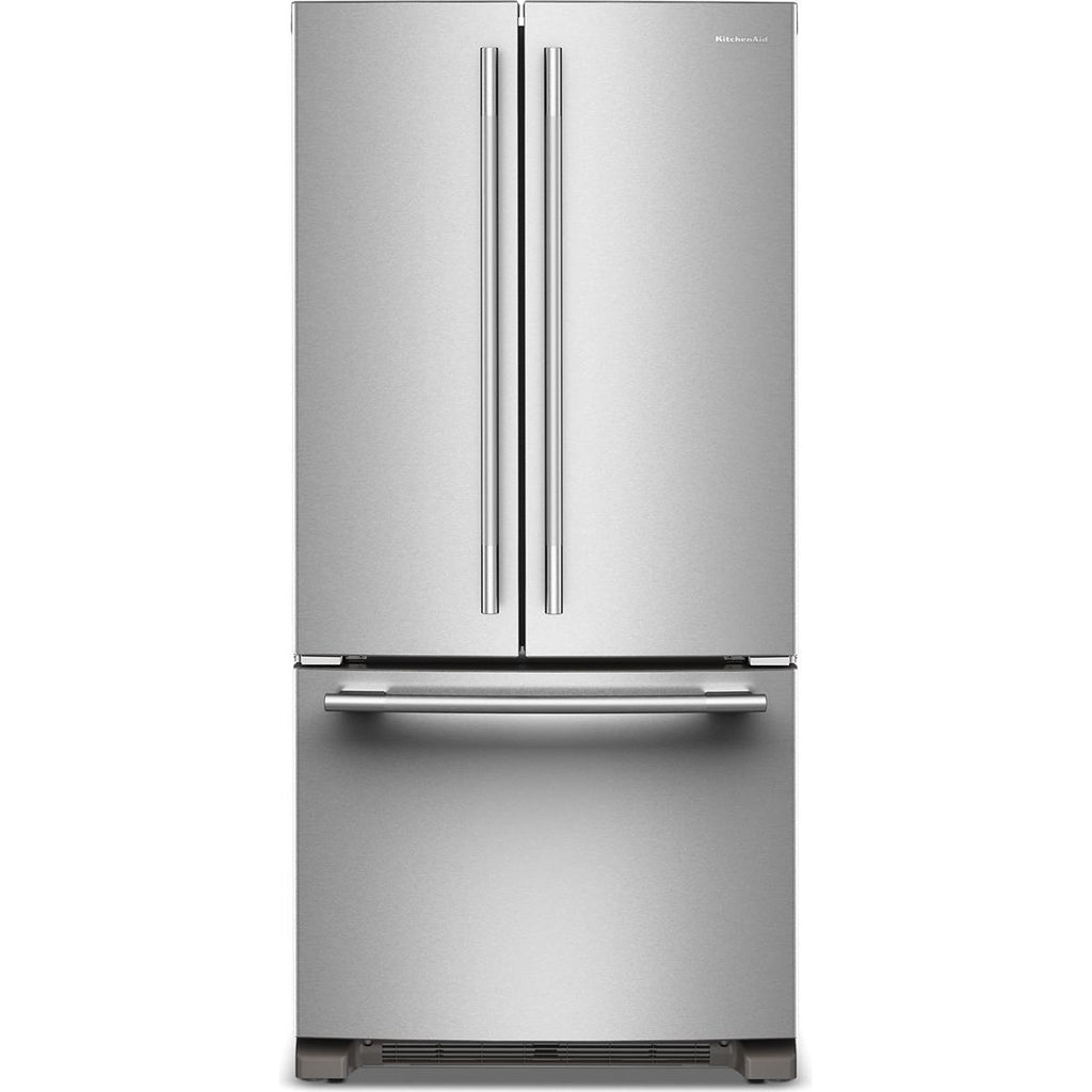  KitchenAid 33-inch, 22 cu. ft. French 3-Door Refrigerator KRFF333SPS IMAGE 1