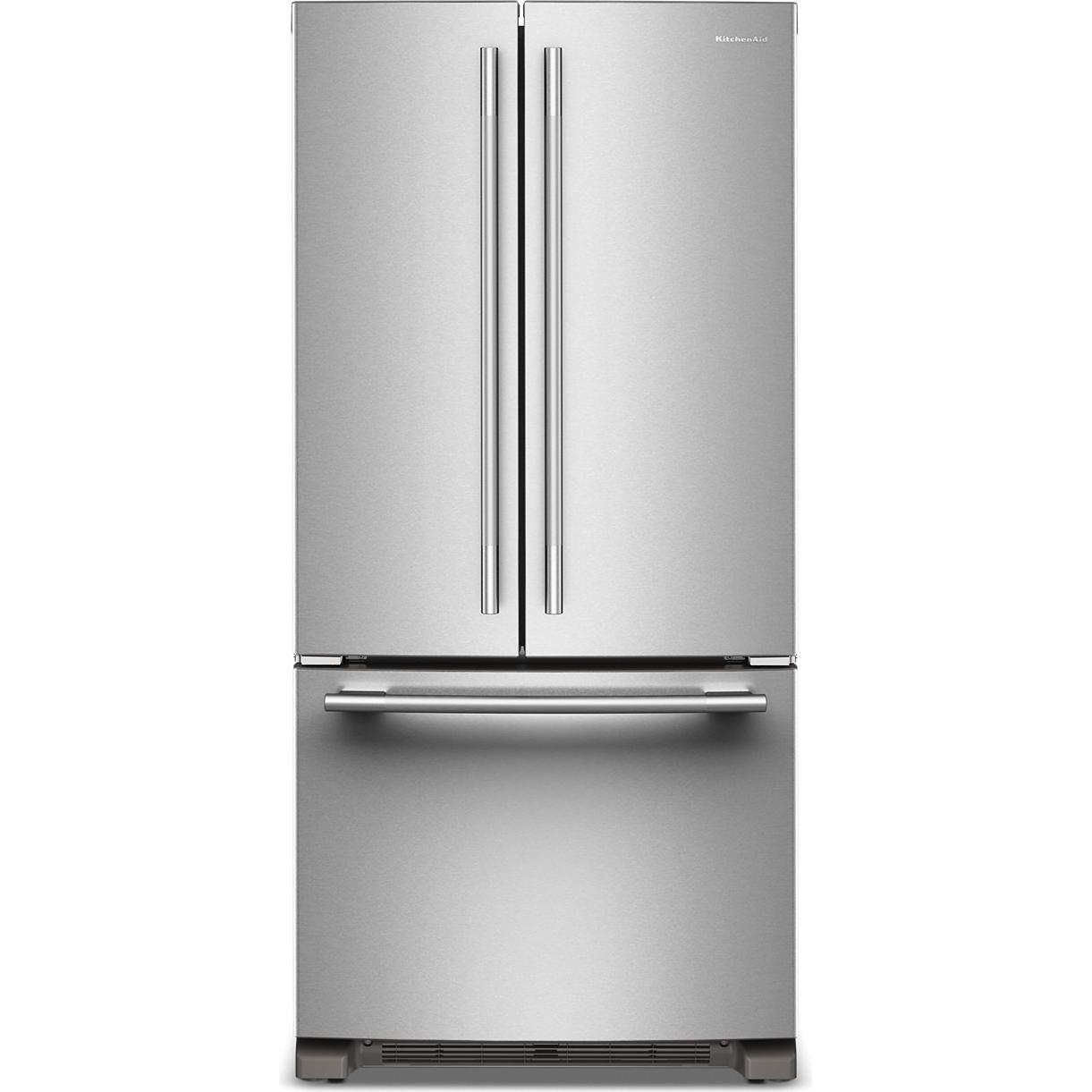  KitchenAid 33-inch, 22 cu. ft. French 3-Door Refrigerator KRFF333SPS IMAGE 1