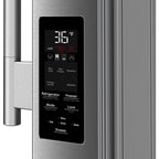  KitchenAid 36-inch, 30 cu. ft. French 3-Door Refrigerator with Interior Water Dispenser and Ice Maker KRMF336SPS IMAGE 6