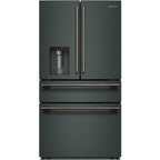  KitchenAid 36-inch, 29.51 cu. ft. Freestanding French 4-Door Refrigerator with Water and Ice Dispensing System KRMF436SJP IMAGE 1
