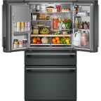  KitchenAid 36-inch, 29.51 cu. ft. Freestanding French 4-Door Refrigerator with Water and Ice Dispensing System KRMF436SJP IMAGE 2