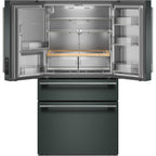  KitchenAid 36-inch, 29.51 cu. ft. Freestanding French 4-Door Refrigerator with Water and Ice Dispensing System KRMF436SJP IMAGE 3