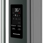  KitchenAid 36-inch, 29.51 cu. ft. Freestanding French 4-Door Refrigerator with Water and Ice Dispensing System KRMF436SJP IMAGE 9