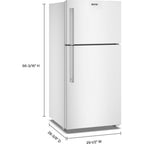  Maytag 30-inch, 19 cu. ft. Freestanding Top Freezer Refrigerator with EvenAir™ Cooling Tower MRTX5119SW IMAGE 5