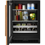  KitchenAid 24" Beverage Center with Glass Door and Wood-Front Racks KUBL524SPA IMAGE 5