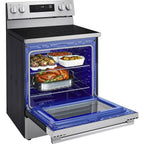  LG 30-inch 6.3 cu ft. Electric Range with Probake Convection and EasyClean® LREN6321YE IMAGE 15