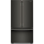  KitchenAid 36-inch, 24.8 cu. ft. Counter-Depth French 3-Door Refrigerator with Internal Water Dispenser KRFC336SBE IMAGE 1